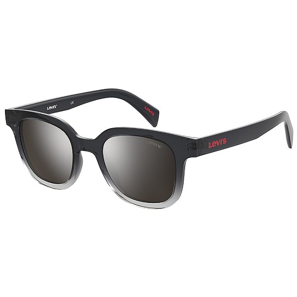 Óculos de Sol Solar Levis 1010S Rx Able Espelhado Cinza