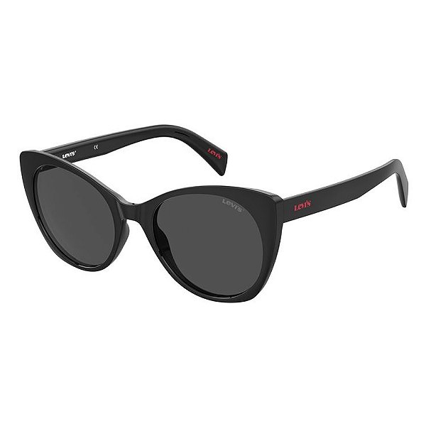Óculos de Sol Solar Levis 1015/S Preto Sólido