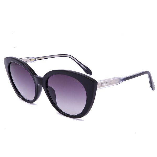 Óculos de Sol Solar Vizzano Ouro 122S C100 Gatinho Preto