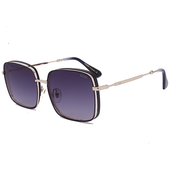 Óculos de Sol Solar Vizzano Ouro 126S C200 Degradê Dourado