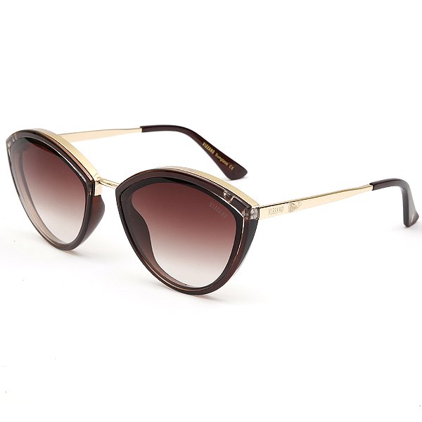 Óculos de Sol Solar Vizzano Ouro 133S C200 Degradê Dourado