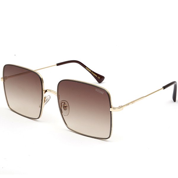 Óculos de Sol Solar Vizzano Ouro 135S C200 Degradê Dourado