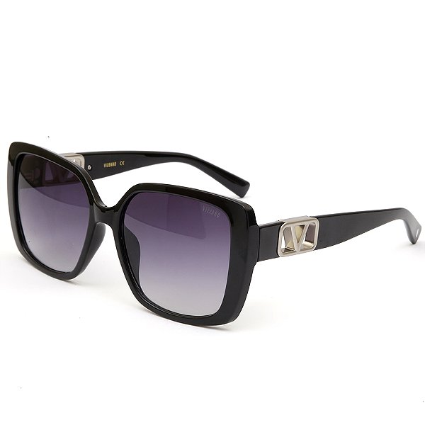 Óculos de Sol Solar Vizzano Ouro 147S C123 Degradê Preto