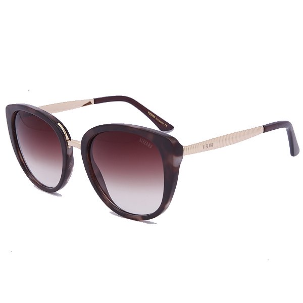 Óculos de Sol Solar Vizzano Ouro 31S AV123 Degradê Dourado