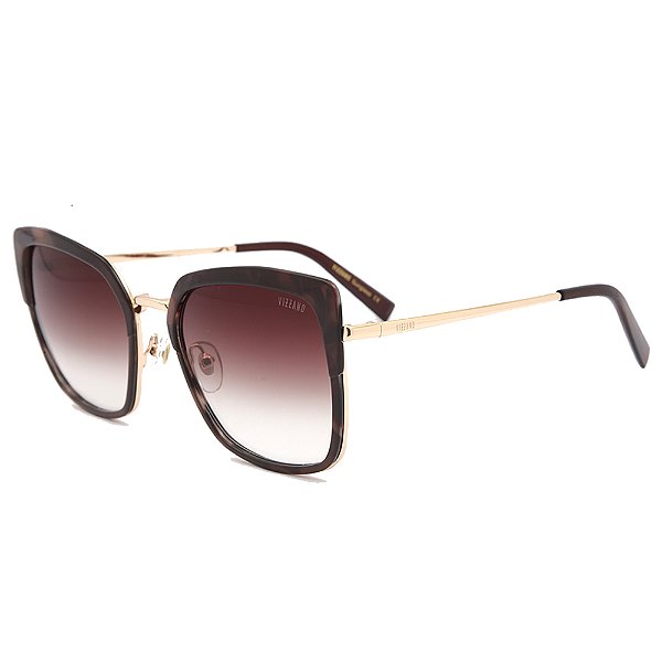 Óculos de Sol Solar Vizzano Ouro 25S AV234 Degradê Dourado