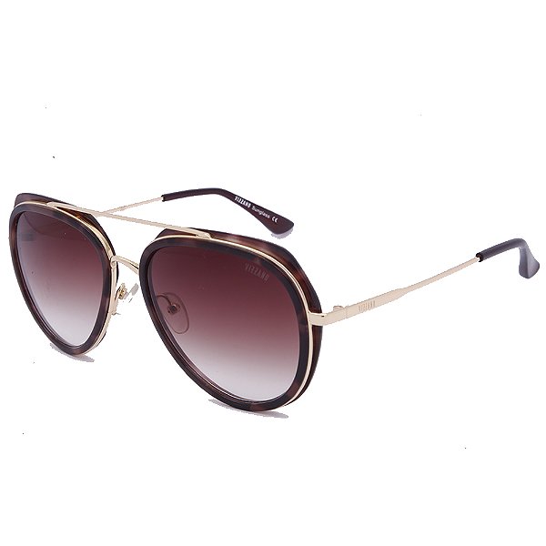 Óculos de Sol Solar Vizzano Ouro 26S AV123 Degradê Dourado