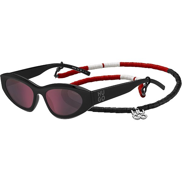 Óculos de Sol Hugo Boss 1282 S 807 53AO Preto Feminino