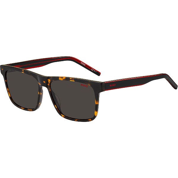 Óculos de Sol Hugo Boss 1242 S O63 55IR Vermelho Masculino
