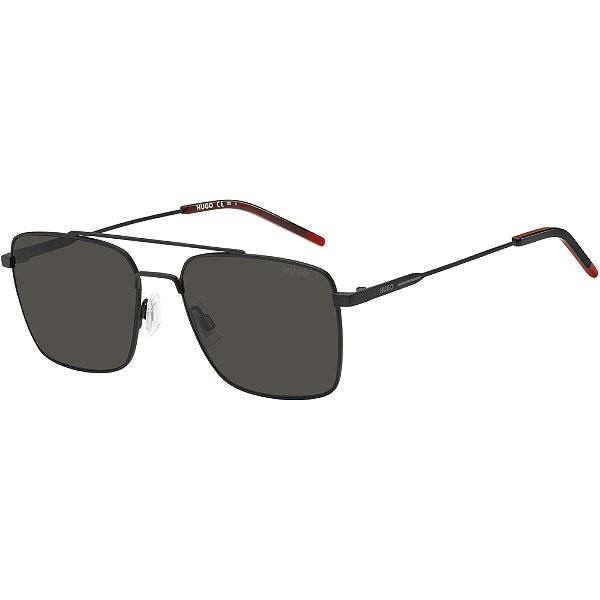 Óculos de Sol Hugo Boss 1177 S 003 57IR Preto Masculino