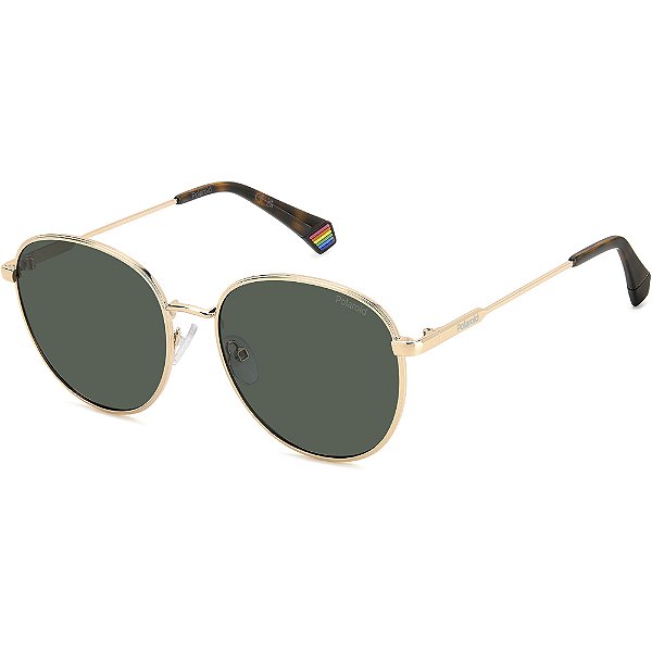 Óculos de Sol Polaroid 6215 S X DDB 56UC Dourado Polarizado