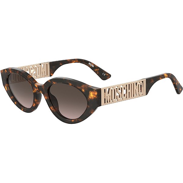 Óculos de Sol Moschino 160 S 086 51HA Marrom Feminino