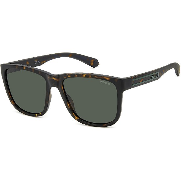 Óculos de Sol Polaroid 2155 S HGC 57UC Marrom Masculino