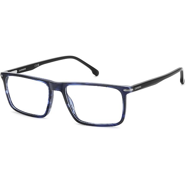 Armação Carrera 347 38I 5516 Azul Masculino