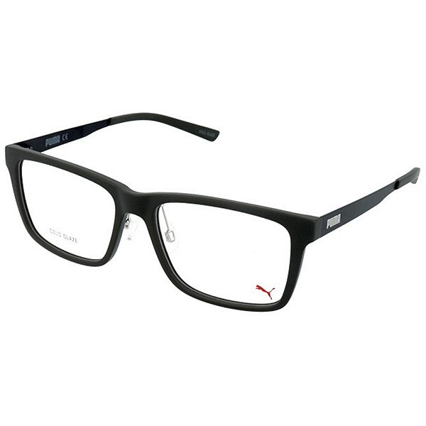 Armação Puma PE0116O 002 Cinza Masculino