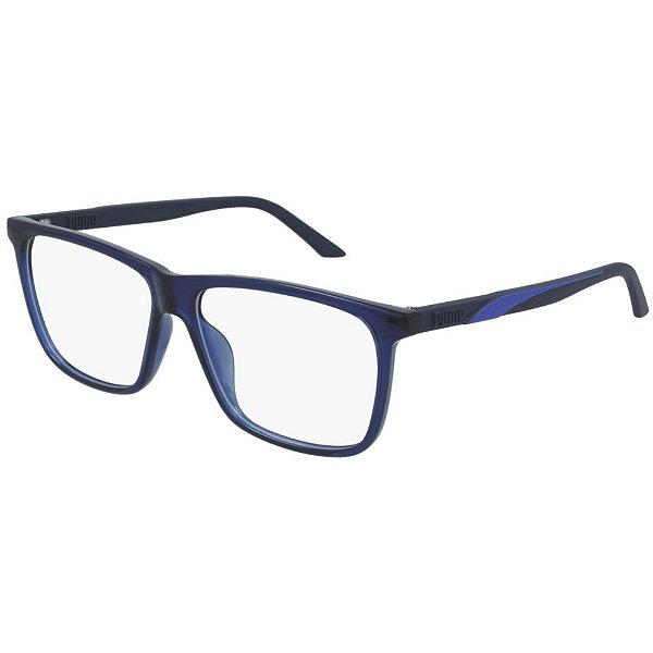 Armação Puma PU0334O 003 Azul Masculino