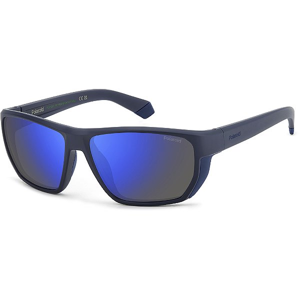 Óculos de Sol Polaroid 7057 S FLL 605X Azul Masculino