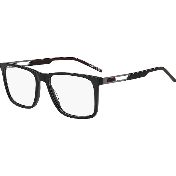 Armação Hugo Boss 1386 807 5517 Preto Masculino