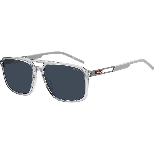 Óculos de Sol Hugo Boss 1383 S KB7 58KU Cinza Masculino
