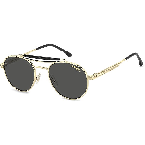 Óculos de Sol Carrera 381S J5G 52IR Dourado Masculino
