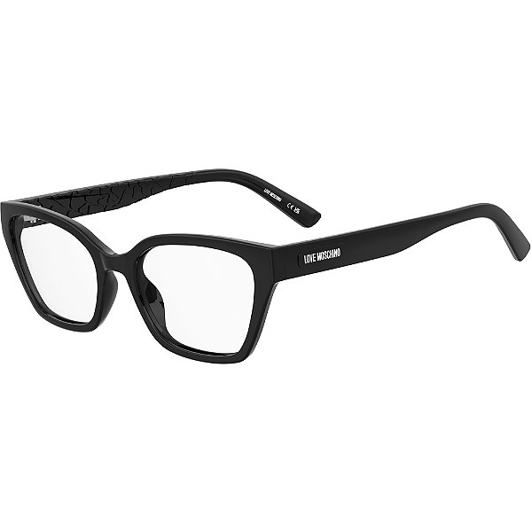 Armação Love Moschino 687 807 5317 Preto Feminino