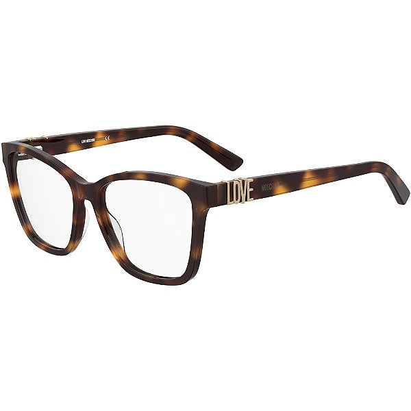 Armação Love Moschino 674 05L 5516 Marrom Feminino