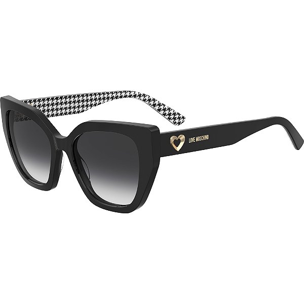 Óculos de Sol Love Moschino 098S 7RM 549O Preto Feminino