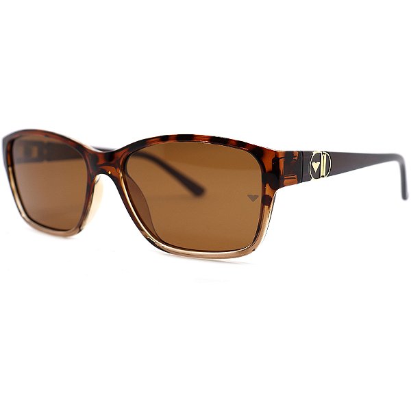 Óculos de Sol Milano Vizzano Atacamita C200 Marrom Feminino