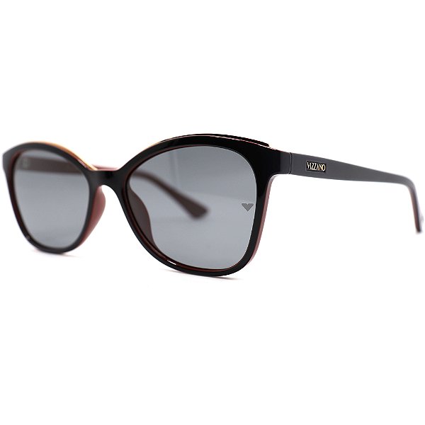 Óculos de Sol Milano Vizzano Charoita C100 Preto Feminino