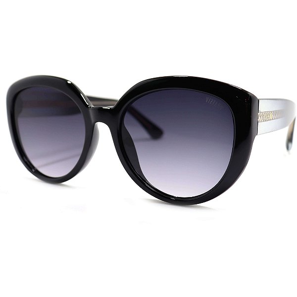 Óculos de Sol Milano Vizzano Ouro 151S AV234 Preto Feminino