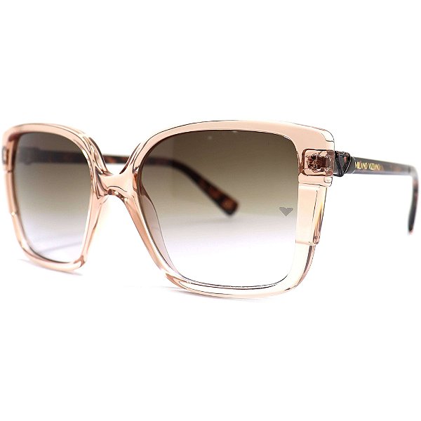 Óculos de Sol Milano Vizzano Ouro 188SL C200 Bege Feminino