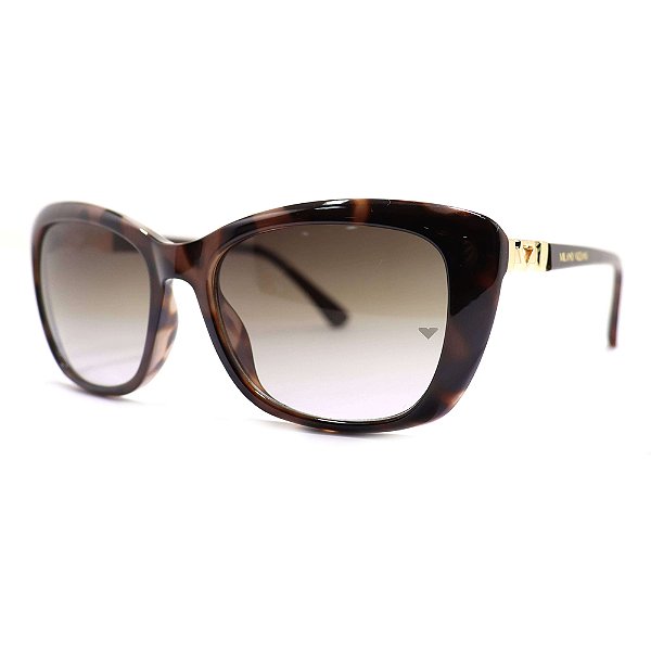 Óculos de Sol Milano Vizzano Ouro 213S C100 Marrom Feminino