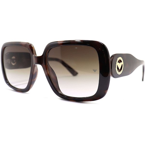 Óculos de Sol Milano Vizzano Ouro 214S C100 Marrom Feminino