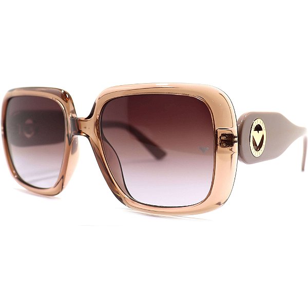 Óculos de Sol Milano Vizzano Ouro 214S C300 Bege Feminino
