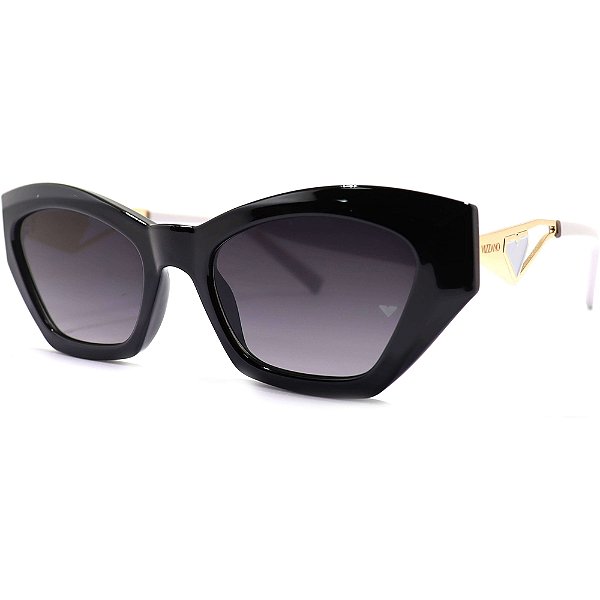 Óculos de Sol Milano Vizzano Ouro 216S C300 Preto Feminino