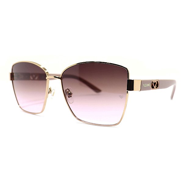 Óculos de Sol Milano Vizzano Ouro 225S C200 Dourado Feminino