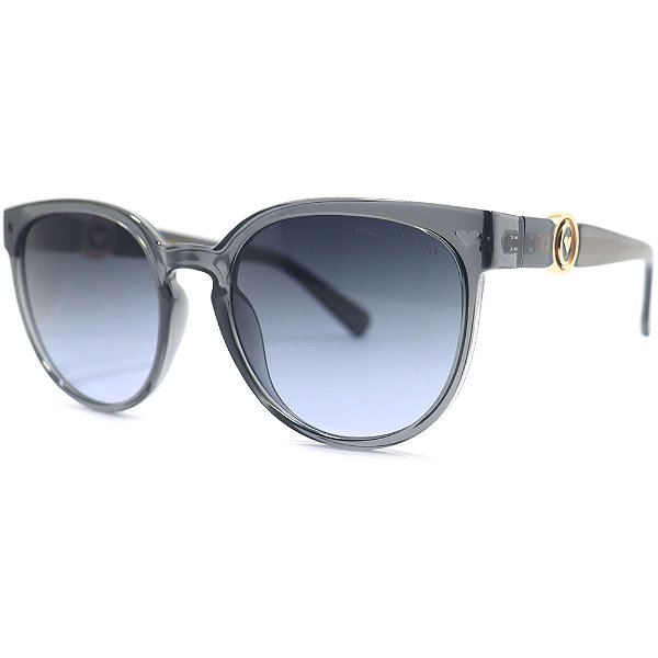 Óculos de Sol Milano Vizzano Ouro 239SL C100 Cinza Feminino