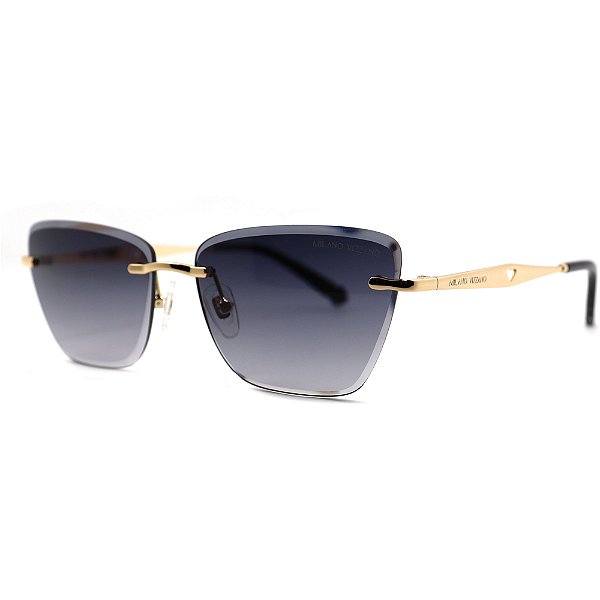 Óculos de Sol Milano Vizzano Ouro 282SL C200 Dourado Feminin