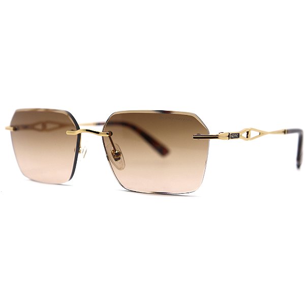 Óculos de Sol Milano Vizzano Ouro 304SL C200 Dourado Feminin