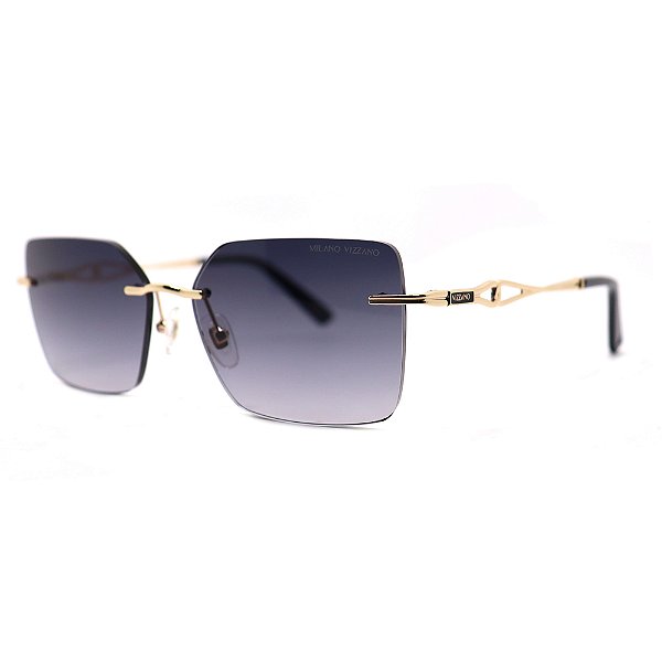 Óculos de Sol Milano Vizzano Ouro 305SL C300 Dourado Feminin