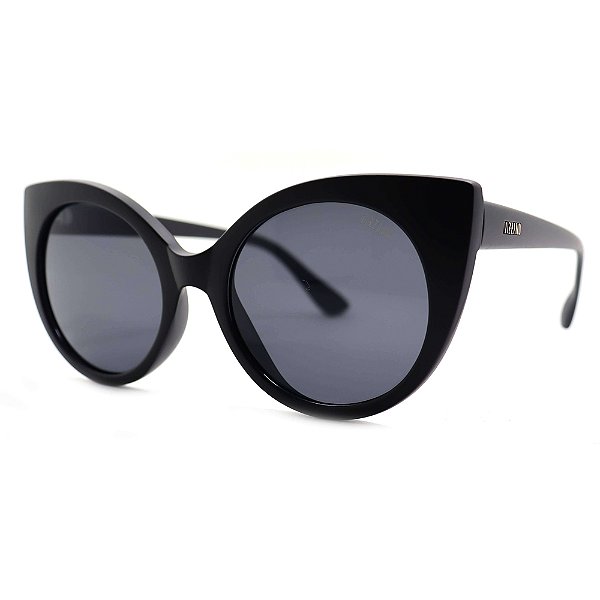 Óculos de Sol Milano Vizzano Ouro 81S AV123 Preto Feminino
