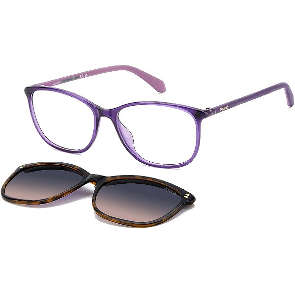 Óculos de Sol Polaroid D642 C B3V 5514 Roxo Feminino