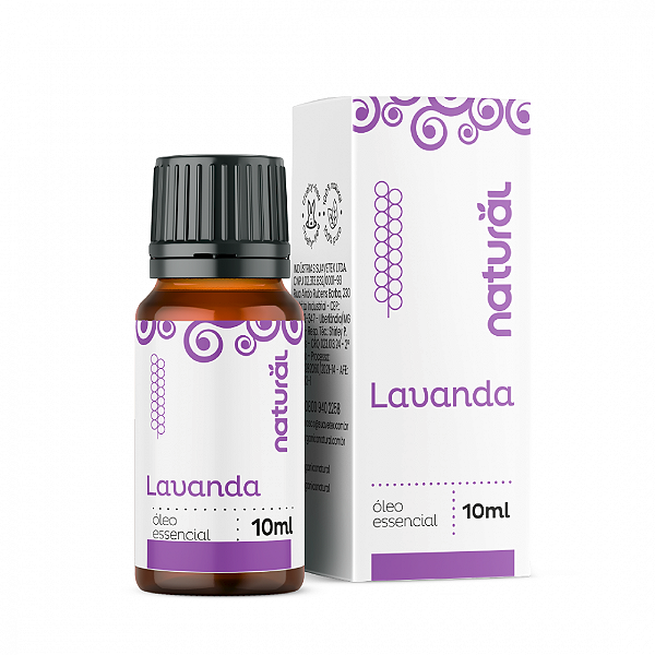 Óleo Essencial de Lavanda 100% Puro Orgânico Natural 10mL