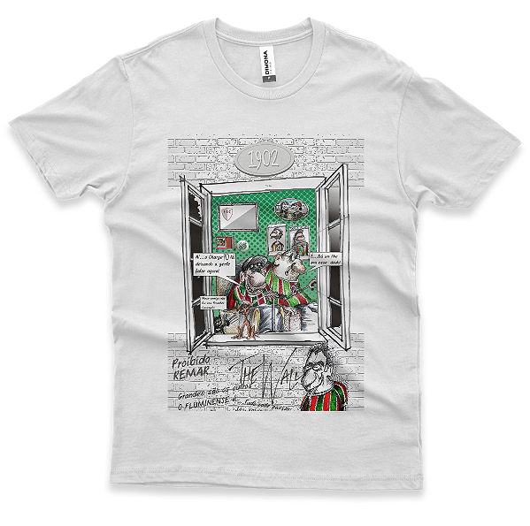 Camiseta Classic - Janela tricolor - Fem/Masc