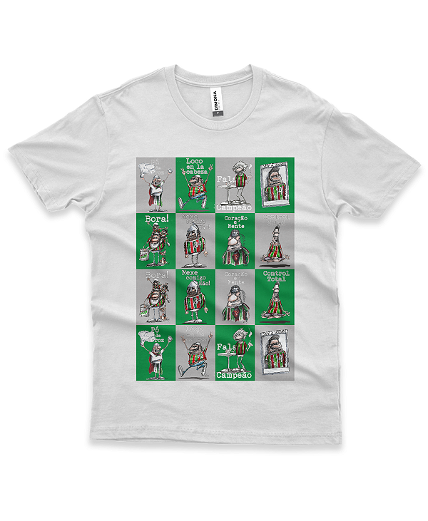 Camiseta Classic -Figurinhas- Fem/Masc