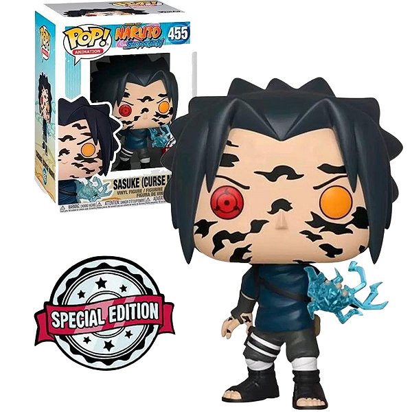 Boneco Naruto Shippudem Sasuke Uchiha Clássico Colecionável