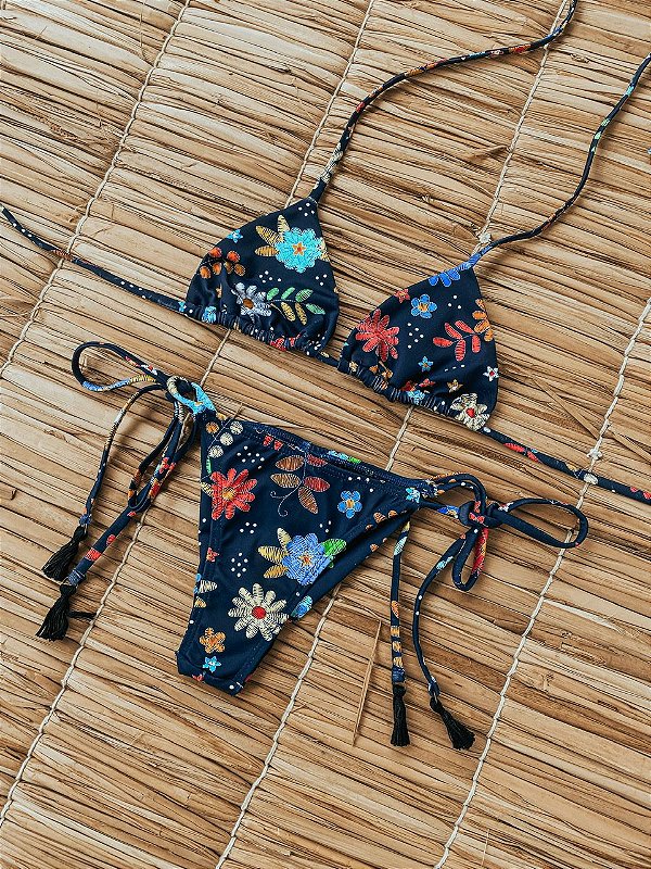 Conjunto Lacinho Novo Bordado