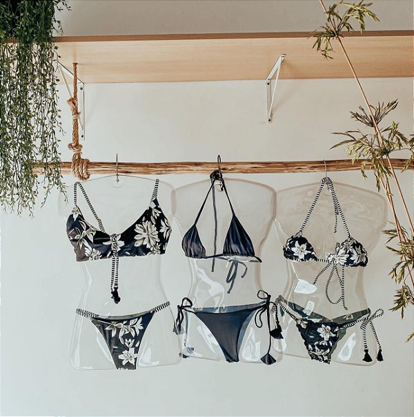 Conjunto Floral P&B