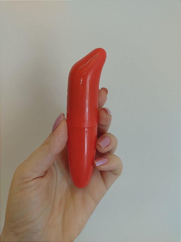 Vibrador Golfinho ponto G liso vermelho