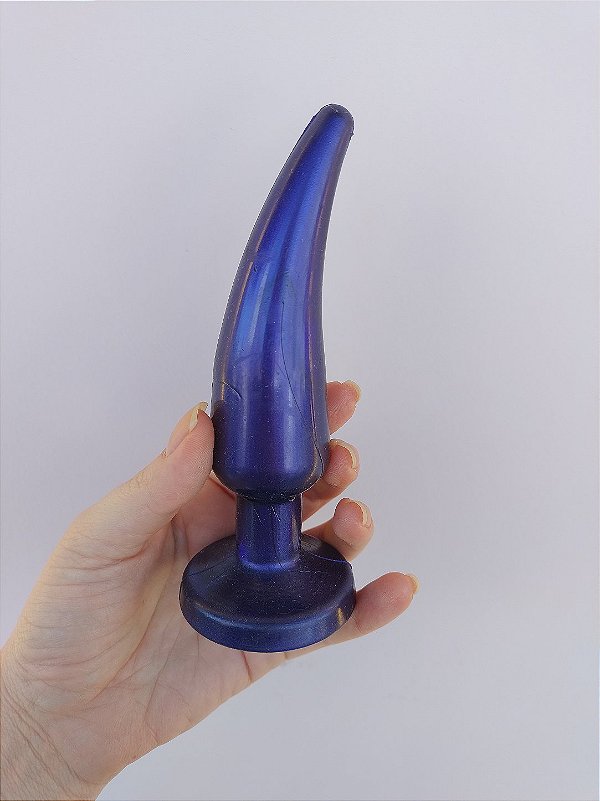 Plug anal curvado silicone