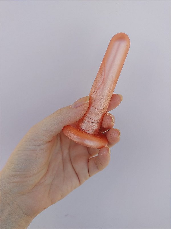 Plug anal dilatador silicone com base